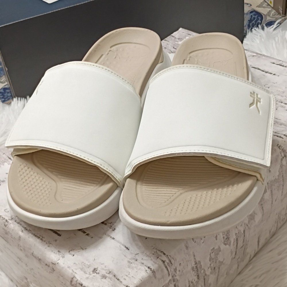 KURU Moment Cream Arch supportive premium recovery slide Sandals Arch Support - Picture 4 of 16